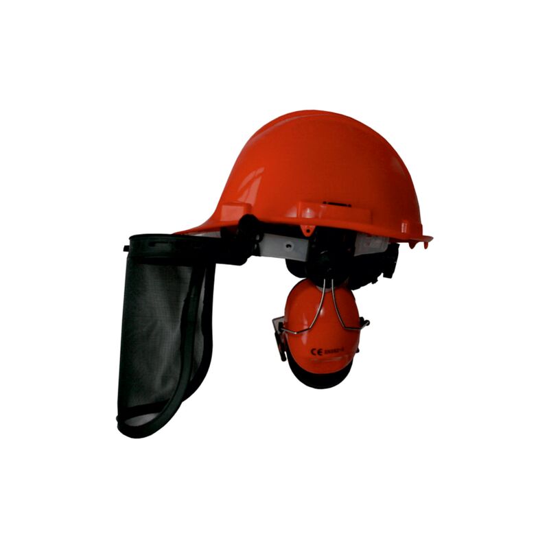 

Casco De Seguridad Con Orejeras Y Pantalla Frontal