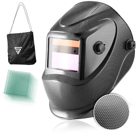 Casco de soldador STAHLWERK ST-450RC careta de soldadura totalmente automática, ajustable, incluye 5 lentes de repuesto, 7 años de garantía en el filtro