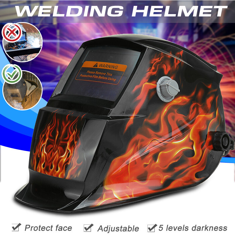 

Casco de soldadura de oscurecimiento automático con energía solar TIG MIG MMA MAG KR KC