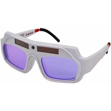 Casco de soldadura Máscara de soldadura Gafas Gafas Gafas de soldadura (Blanco)