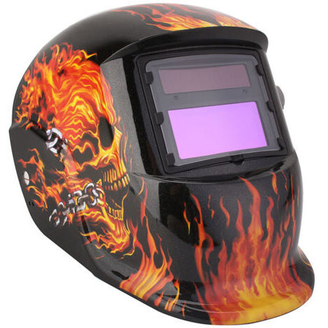 Casco de soldadura MIG/MMG/TIG con oscurecimiento automático, alimentado por energía solar, con batería de litio y respaldo solar.