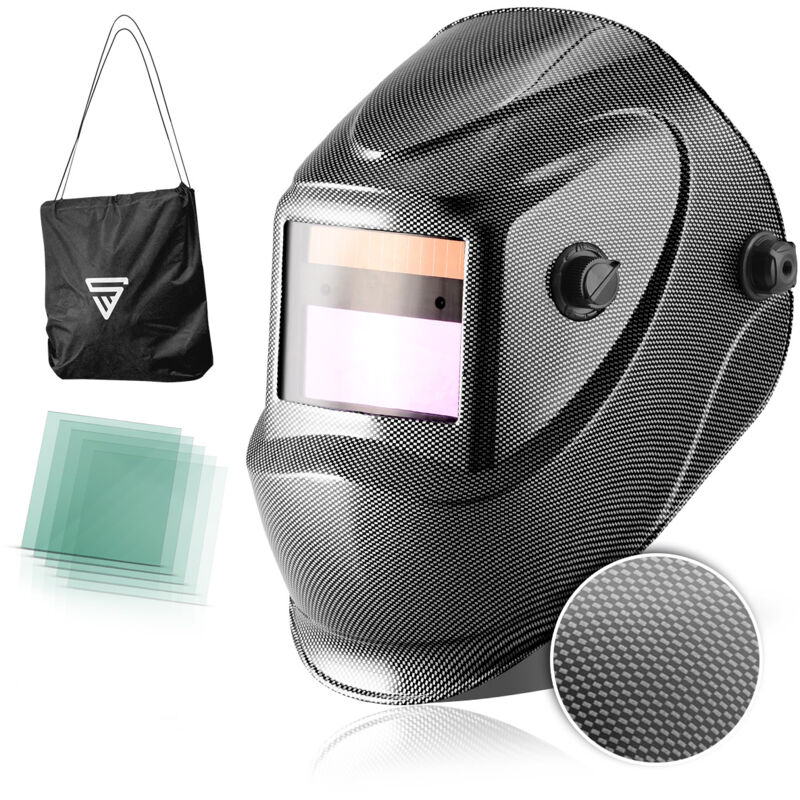 

Casco de soldador ST-450RC careta de soldadura totalmente automática, ajustable, incluye 5 lentes de repuesto, 7 años de garantía* en el filtro