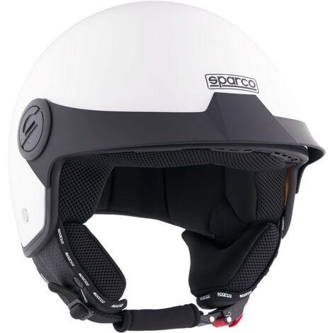 Casco Demi-Jet con Peak per moto Sparco con calotta in ABS Taglia M