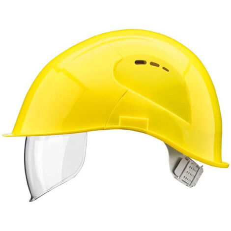 Casco di protezione VisorLight giallo zolfo PE EN 397 10 caschi in confezione