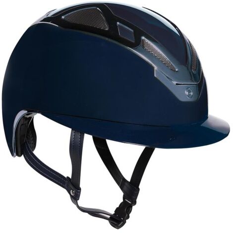 Casco equitazione Suomy apex chrome blu navy glossy: 55 cm, Blu