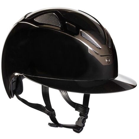Casco equitazione Suomy apex chrome lady black glossy: 60 cm, Nero