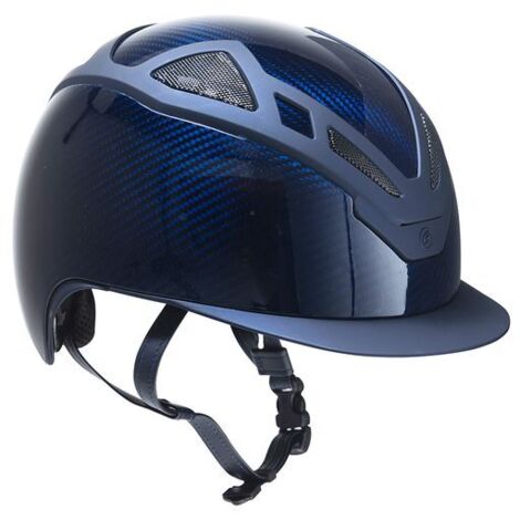 Casco equitazione Suomy apex full carbon blu glossy: 55 cm, Blu