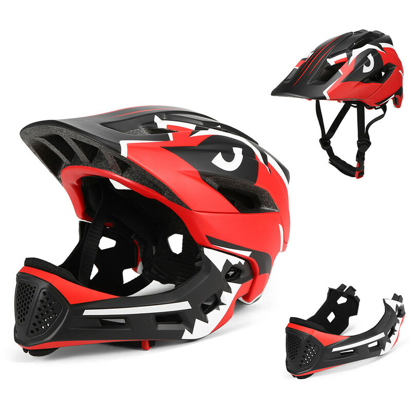 Casco integrale staccabile per bambini Casco di