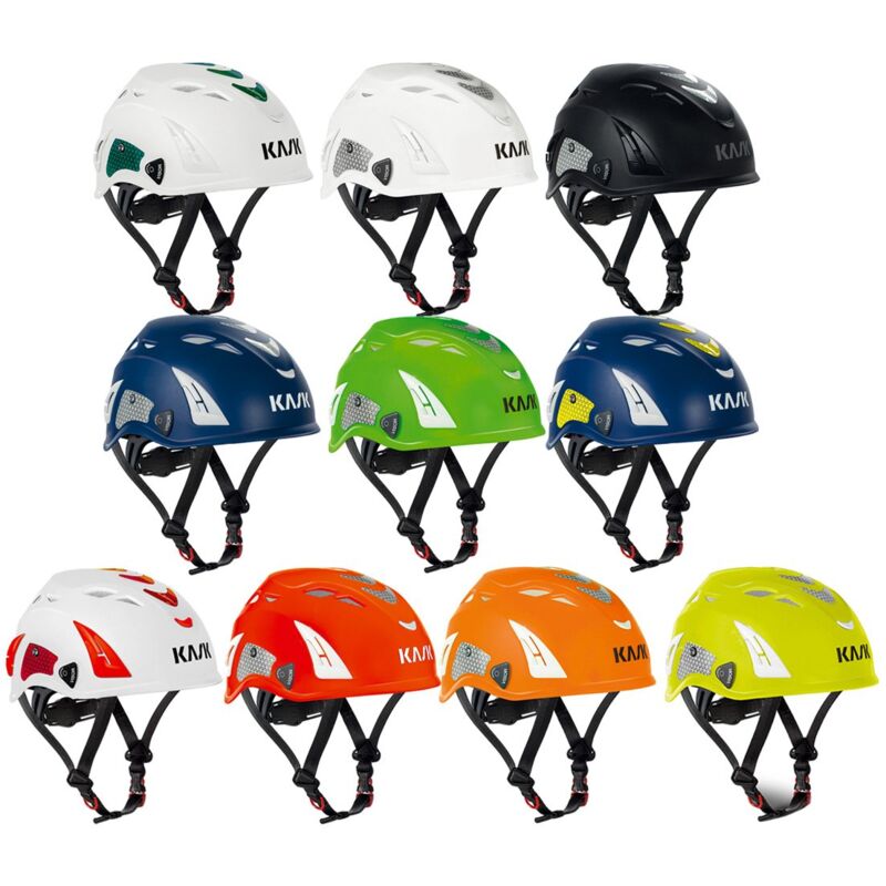 Casco da lavoro Kask Superplasma aq hi viz - 105 cm - Blanco y verde