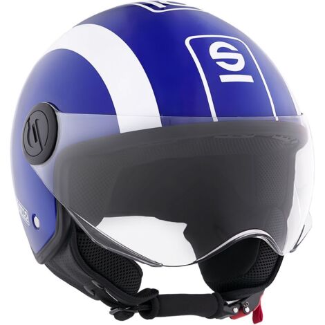 casco moto sparco sp601 blu/bianco tg.s