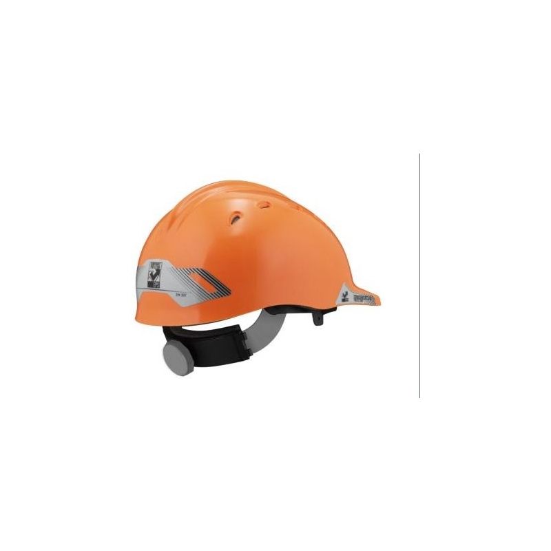 NZI - Casco obra CT2 Relectante Naranja Flúor