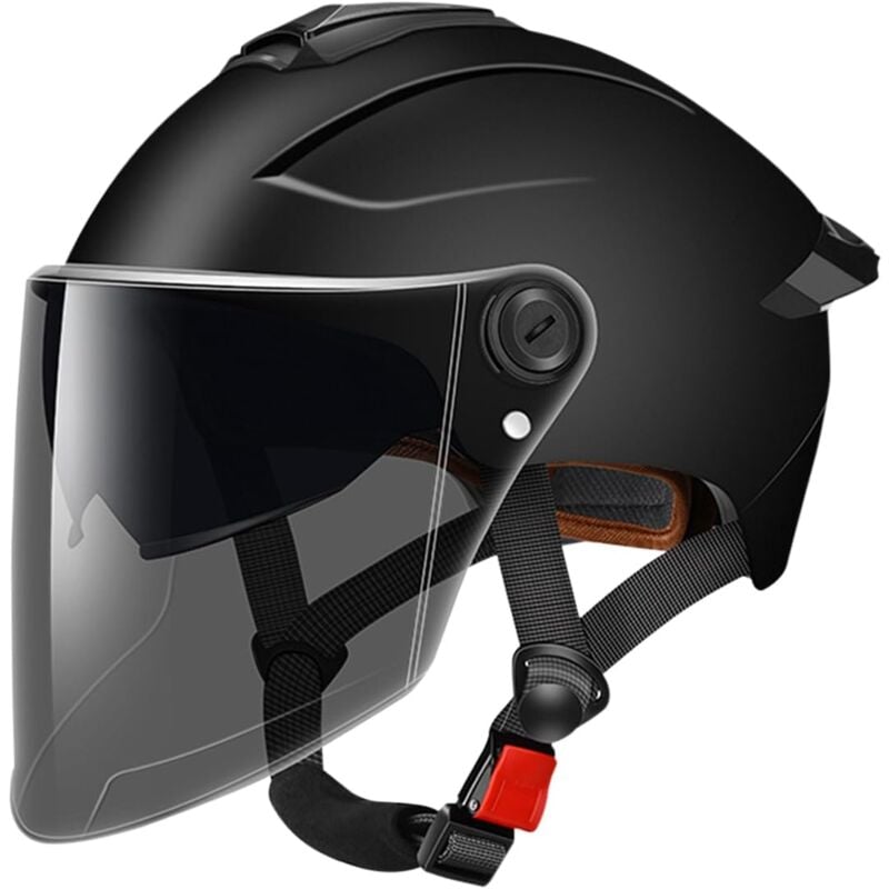 Image of Casco per monopattino elettrico per adulti, casco da bicicletta da uomo e da donna con visiera e occhiali, casco da ciclismo unisex ad alta
