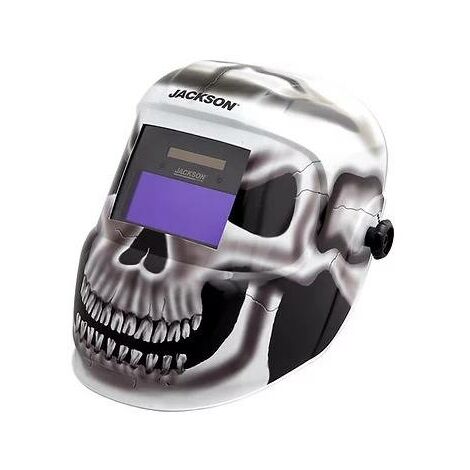 Casco per saldatura auto-oscurante decorato