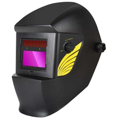 Casco per saldatura automatico, casco per saldatura solare con oscuramento automatico, casco per saldatura ad ampia visuale