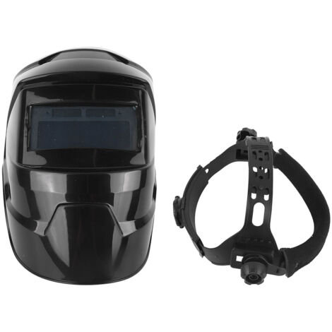 Casco per saldatura con oscuramento automatico Cappuccio di protezione della testa ad energia solare per l'industria automobilistica e la costruzione di manutenzione