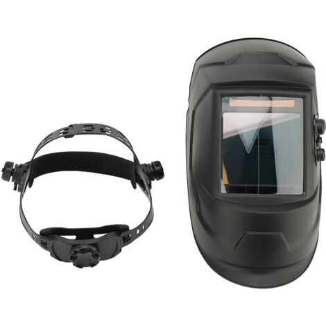Casco per saldatura Lente oscurante automatica ad energia solare con 4 sensori Funzione di macinazione per TIG MIG MMA