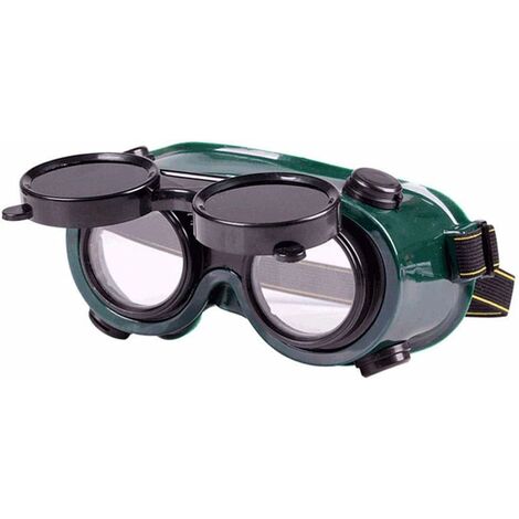 Casco per saldatura professionale, maschera per saldatura Occhiali per saldatura Occhiali a prova di schizzi Saldatore Occhiali protettivi per occhi ad arco speciale Saldatura saldata