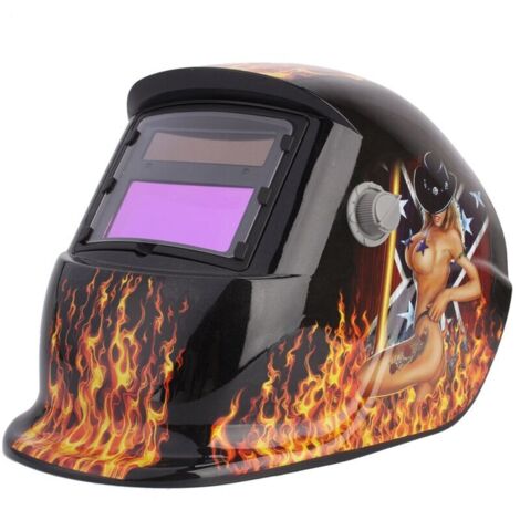 Casco per saldatura SJLERST, maschera per saldatura automatica, maschera per saldatura elettrica, maschera auto-oscurante, maschera per saldatura ad arco TIG/MIG, maschera per molatura ad energia sola