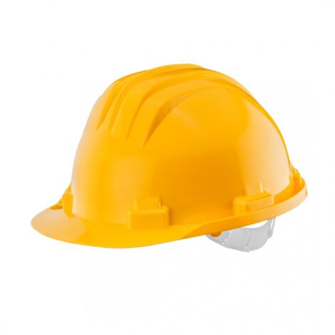 Casco protector certificado, amarillo