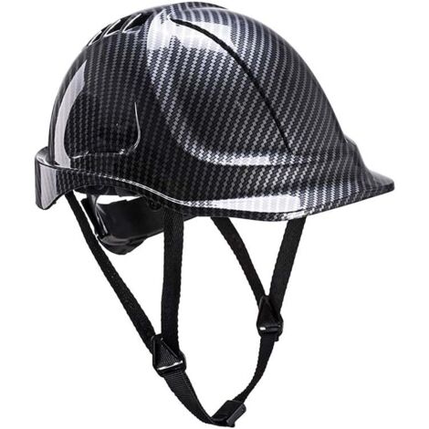Casco resistente in fibra di carbonio, colore: grigio, PC55GRR