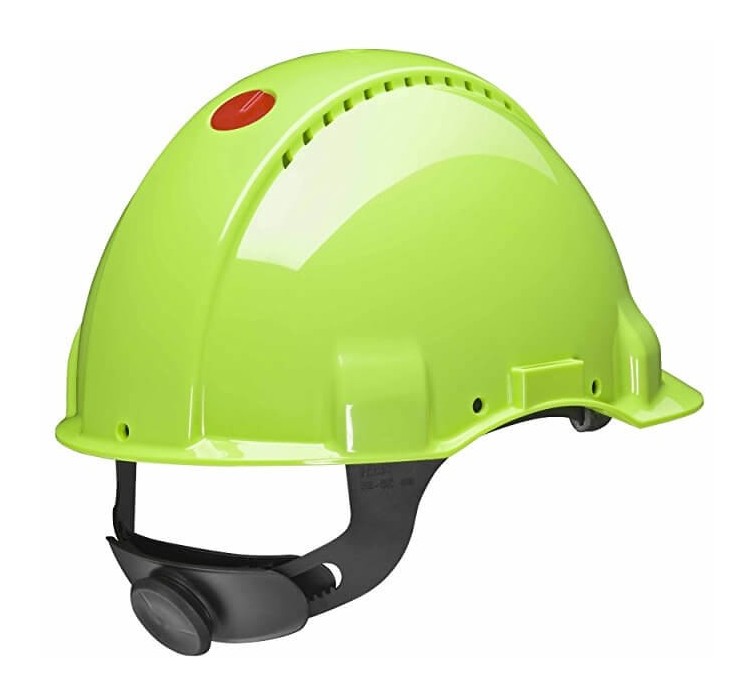 

Casco S/ventilación DIELÉCTRICO 1000V arnés estándar, banda sudor piel | Verde Biche