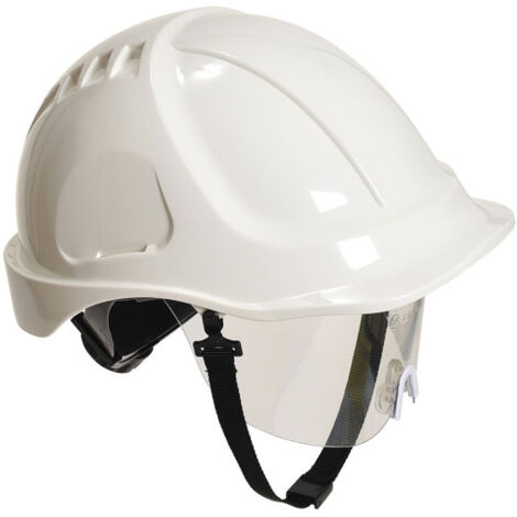 Casco visera Endurance Plus Visor, industrial eléctrica PW54  Blanco
