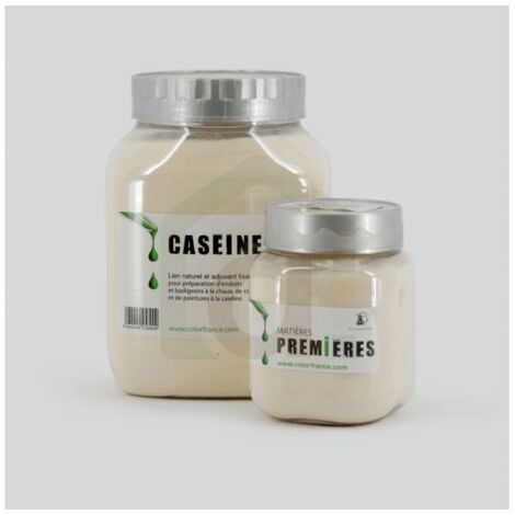 Caséine en poudre 100% naturelle – Fini mat et velouté – Excellent pouvoir couvrant – Fixateur pour peinture à la chaux – Houillères De Cruéjouls