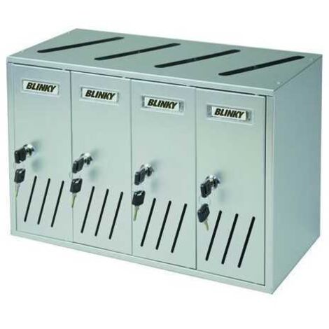 Casellare Postale Blinky Alu-Silver C4 4-Box 42X17,5X30