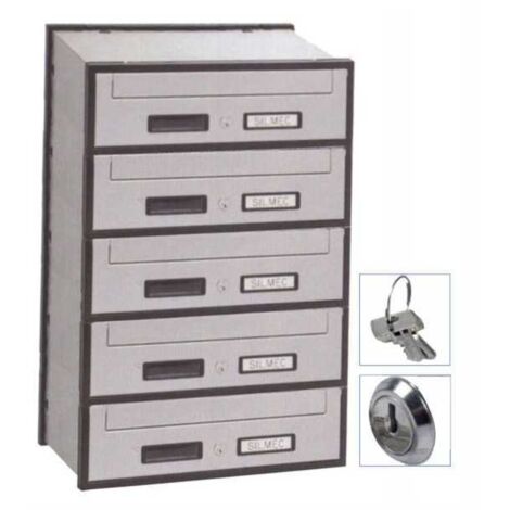 Casellario Oriz 5P Acc Silver 5B1-501 Silmec