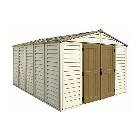 CASETA COBERTIZO DE PVC JARDIN WOODBRIDGE PLUS DURAMAX