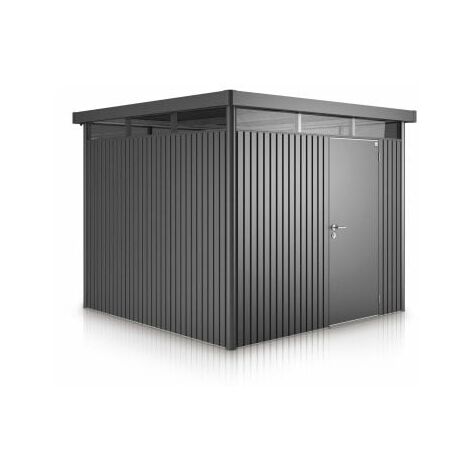 CASETA COBERTIZO METALICA BIOHORT HIGHLINE HS COLOR CUARZO METALIZADO PUERTA ESTÃƒÆ’Ã†â€™Ãƒâ€šÃ‚ÂNDAR