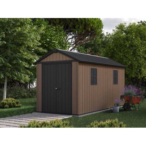 CASETA COBERTIZO RESINA JARDIN NEWTON 1375 KETER