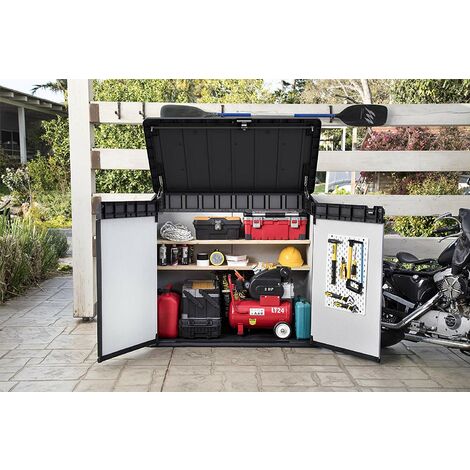 CASETA COBERTIZO RESINA JARDIN PREMIER XL ARCON KETER