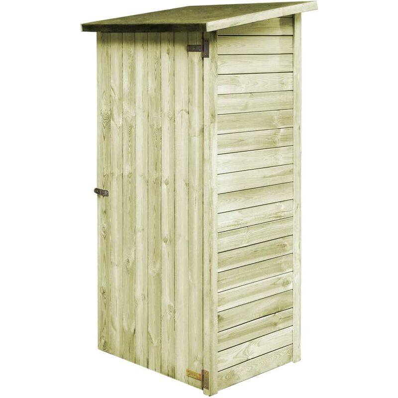 

Caseta de herramientas de jardin madera de pino 88x76x175 cm
