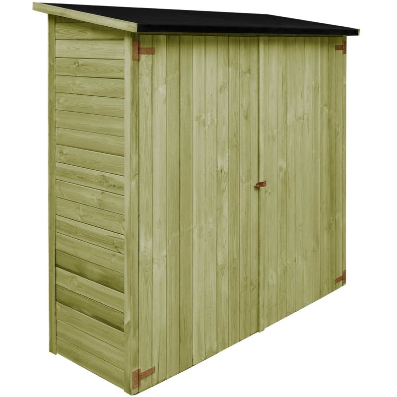 

Caseta de herramientas de jardin madera pino FSC 192x76x175 cm