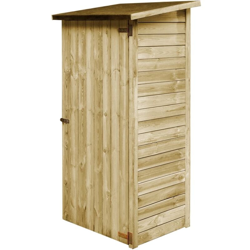 

Caseta de herramientas de jardín madera de pino 88x76x175 cm - Verde