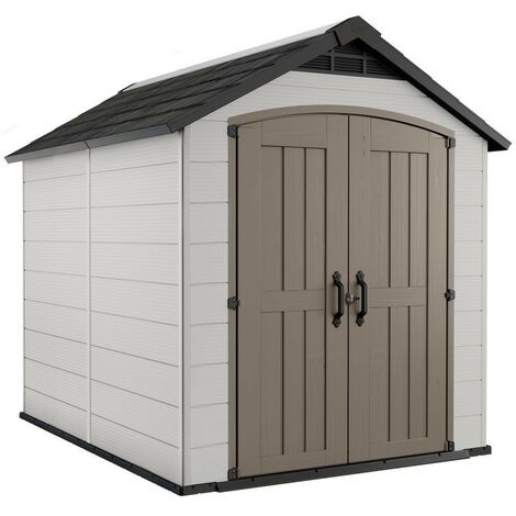 Cobertizo de jardín de resina grande 228x350x252cm Monfort 7511 Keter K240353