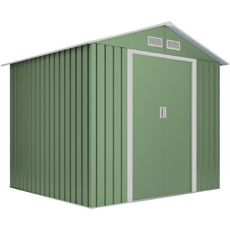 Caseta de metal Light Green 4,19 m2