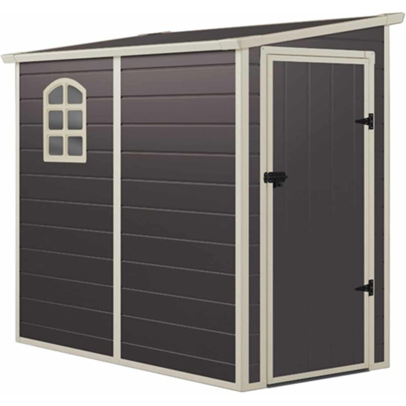 

Caseta de Resina Gardiun Lateral Type - 2,12 m² 191x111x195 cm Gris Antracita - KSP38107