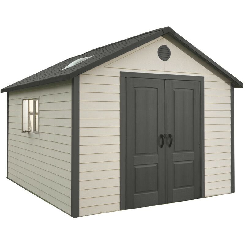 

Caseta jardín ultrarresistente con ventanas LIFETIME uv100