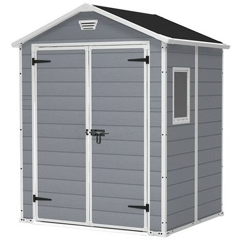 CASETA MANOR 6X5 RESINA C/SUELO 185X152X226CM KETER