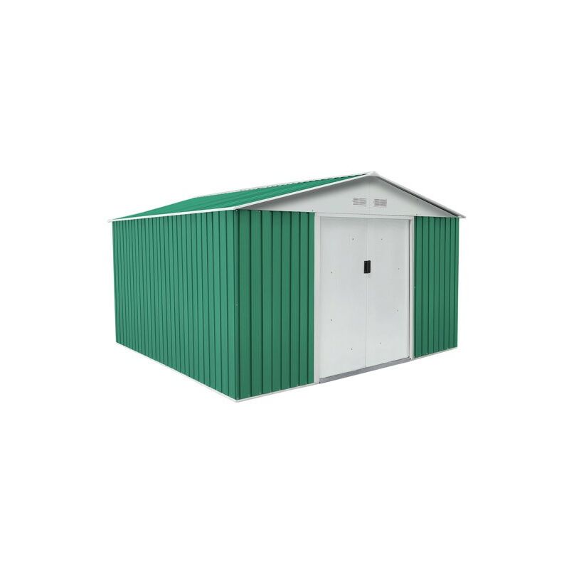 Caseta metalica bedford verde 11,59 M2 A321 x F361 x H205 cm - KIS12130