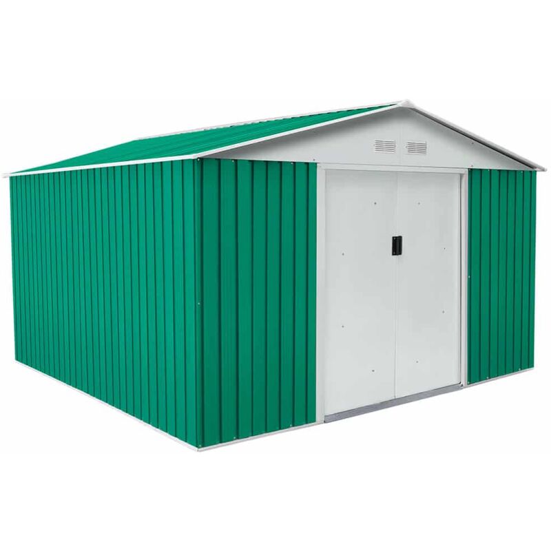 

Caseta Metálica Gardiun Bedford 11,59 m² Exterior 361x321x205 cm Acero Galvanizado Verde - KIS12130