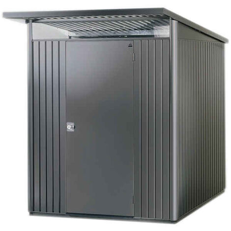 CASETA METALICA BIOHORT JARDIN AVANTGARDE ECO A8 COLOR GRIS OSCURO