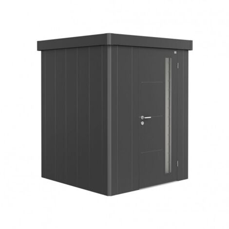 CASETA METALICA BIOHORT JARDIN NEO 4A COLOR GRIS OSCURO METALICO