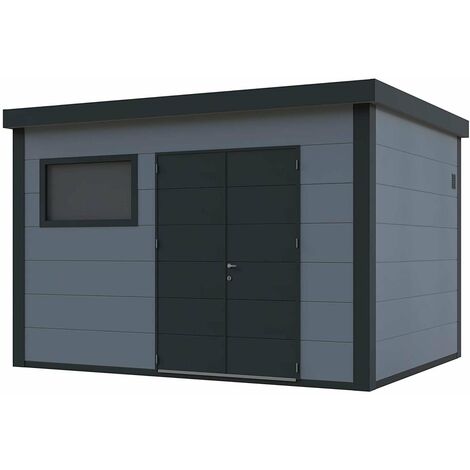 Caseta Metalica Jardin Novo Habitat Nh10 Gris