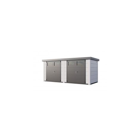 CASETA METALICA JARDIN NOVO HABITAT NH13 DOBLE BLANCA