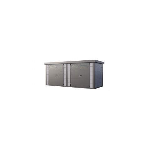 CASETA METALICA JARDIN NOVO HABITAT NH13 DOBLE GRIS