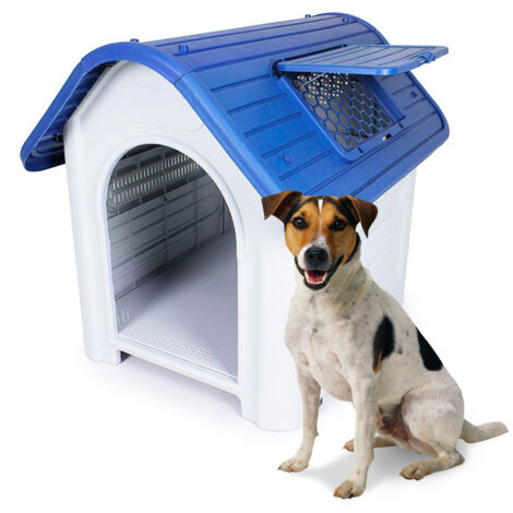 Caseta para perros en plástico pequeño tamaño mediano interior exterior Ollie - 6.500000