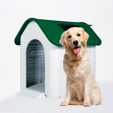 Caseta para perros grandes en plástico, exterior e interior del jardín Molly - 21.500000
